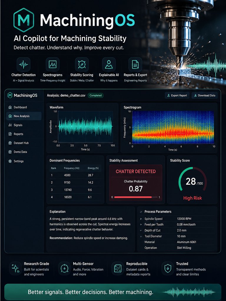 MachiningOS — AI Copilot for Machining Stability