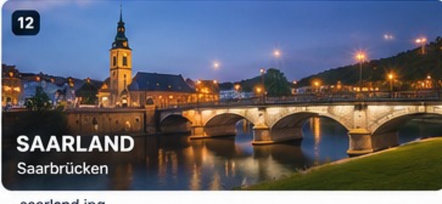 Saarbrücken riverside in Saarland
